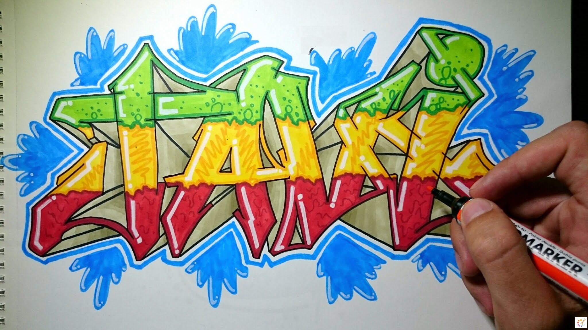 Detail Graffiti Sketch Name Nomer 14