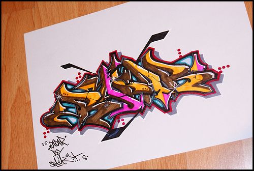 Detail Graffiti Skizzen Nomer 7