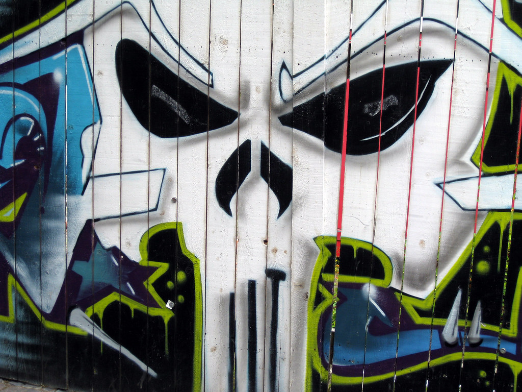 Detail Graffiti Skull And Word Nomer 26