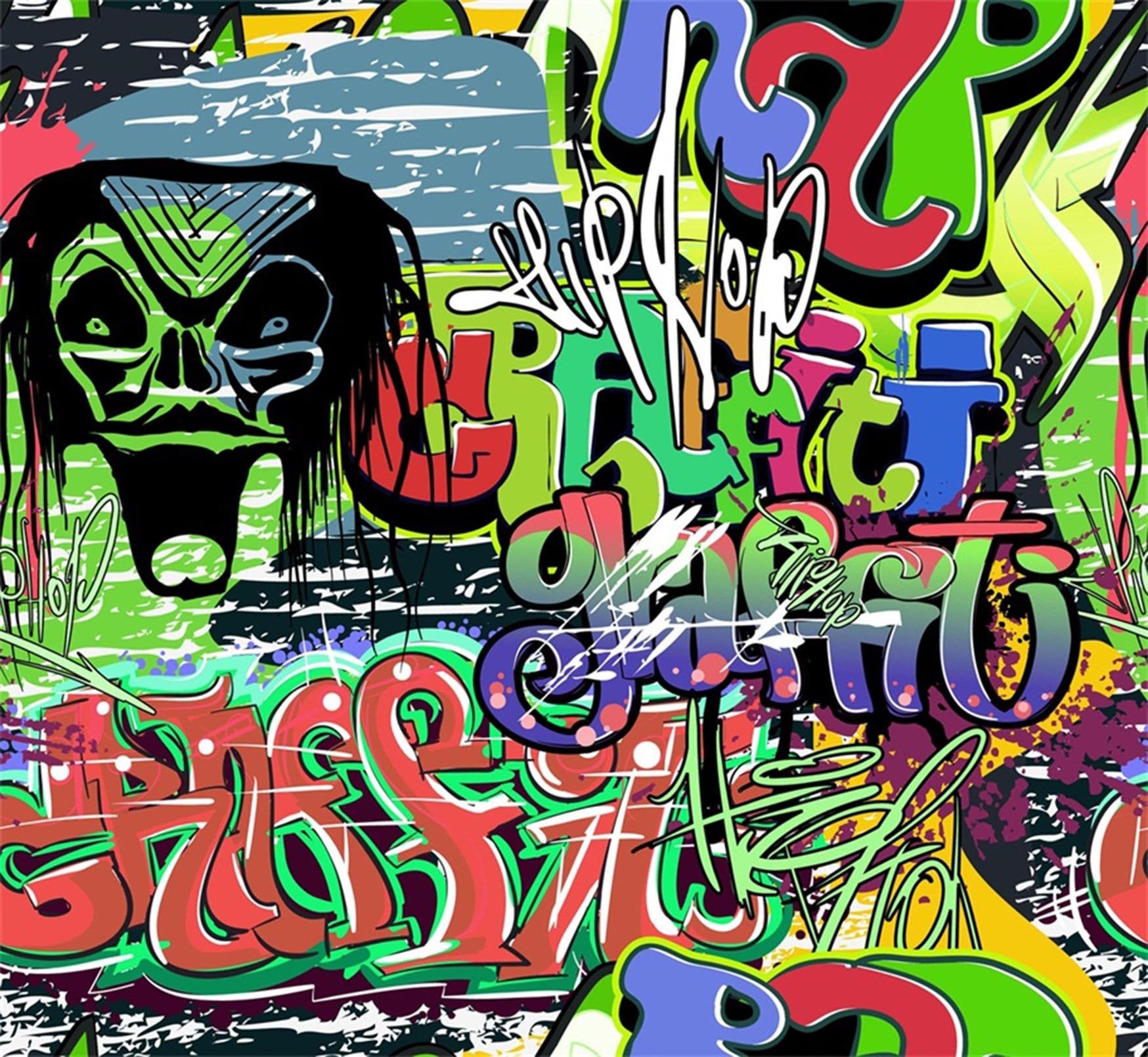 Detail Graffiti Skull And Word Nomer 4