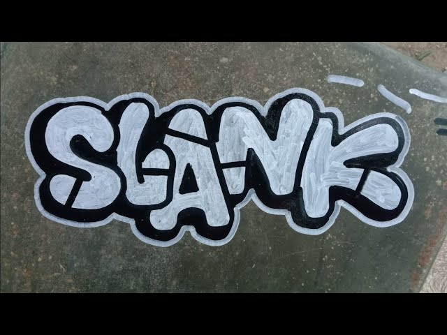 Detail Graffiti Slank Nomer 2
