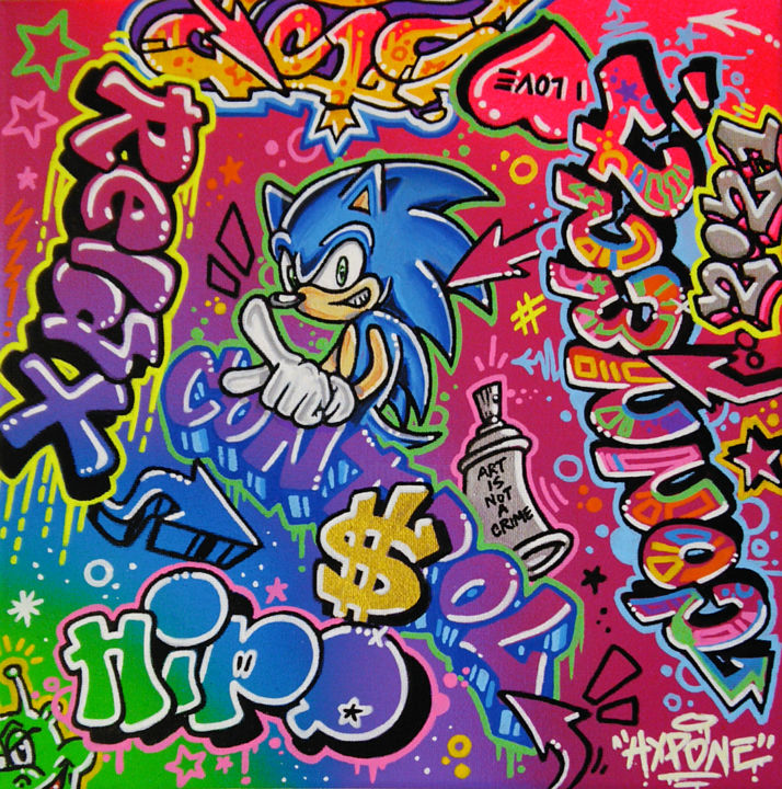 Graffiti Sonic Keren - KibrisPDR