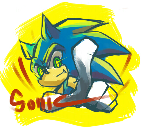 Detail Graffiti Sonic Keren Nomer 3