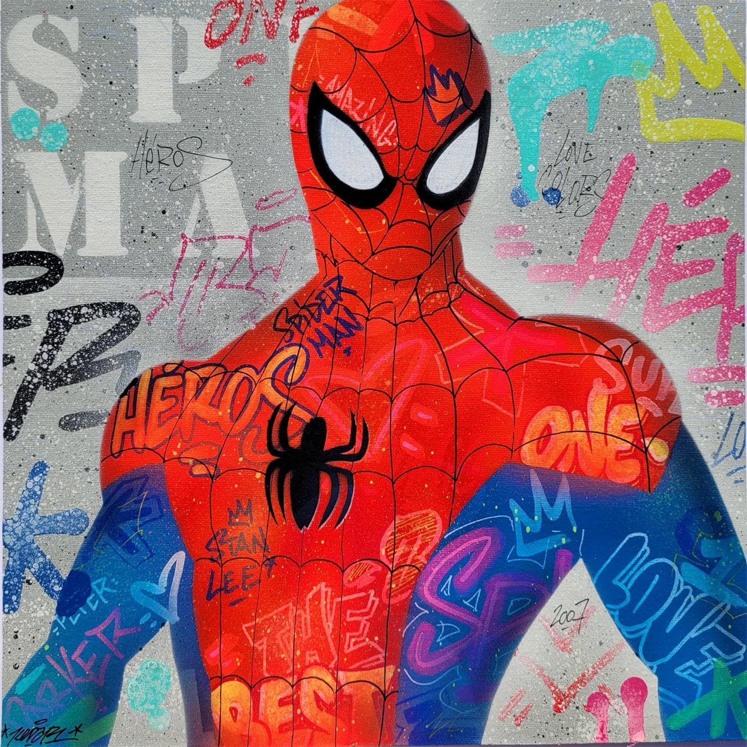 Detail Graffiti Spiderman Nomer 19