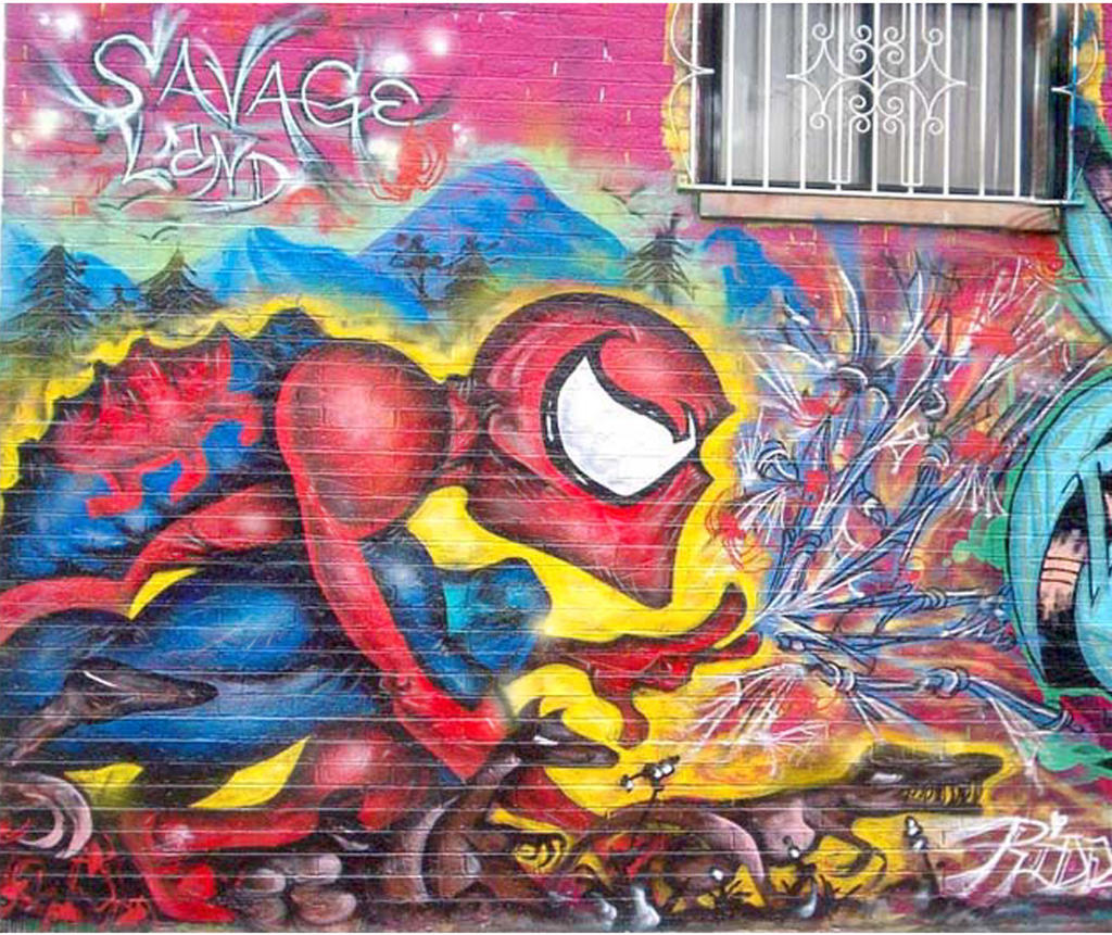Detail Graffiti Spiderman Nomer 34