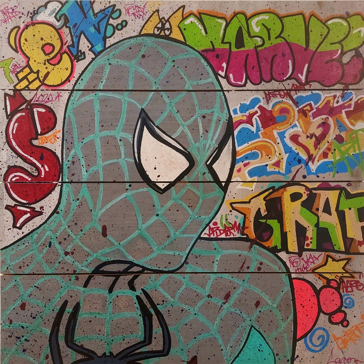 Detail Graffiti Spiderman Nomer 41