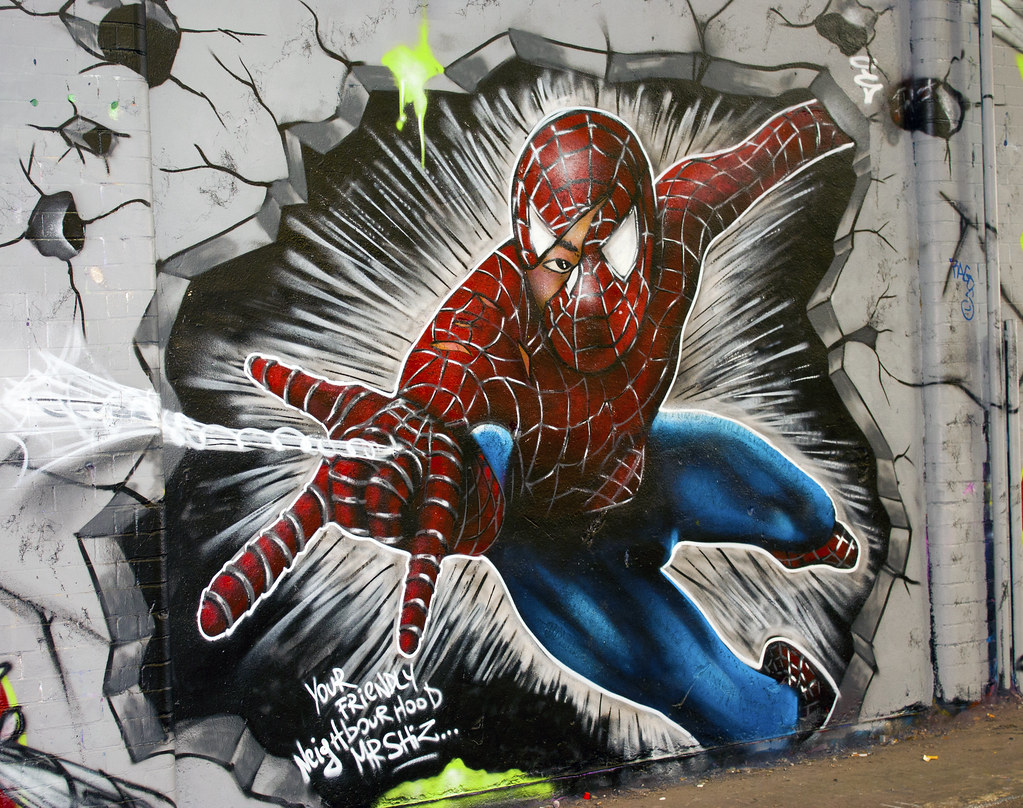 Detail Graffiti Spiderman Nomer 44