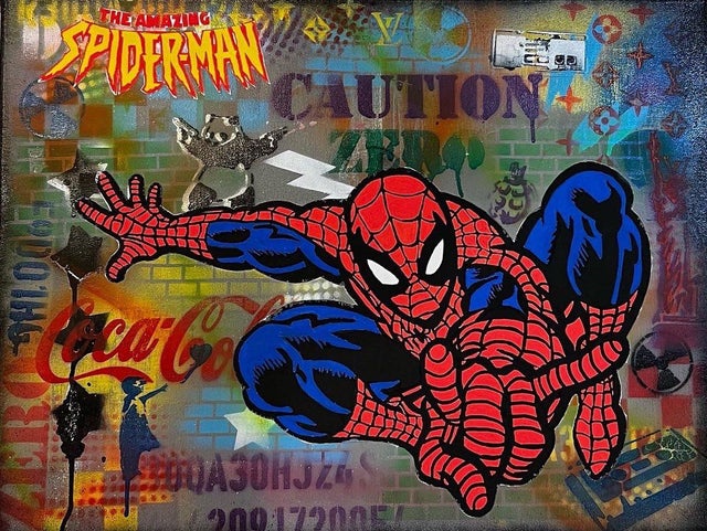 Detail Graffiti Spiderman Nomer 52