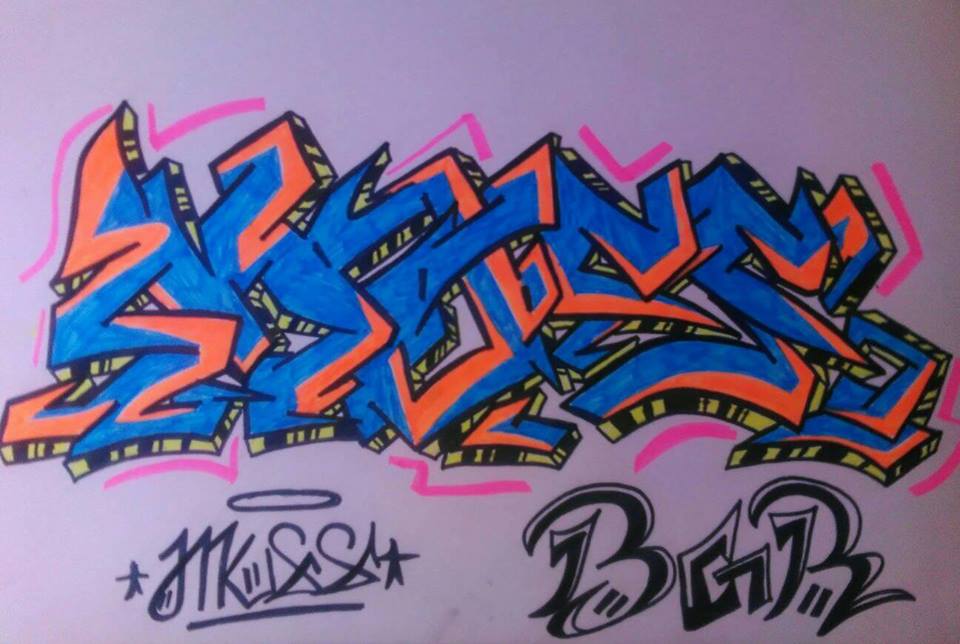 Detail Graffiti Spidol Di Kertas Nomer 41