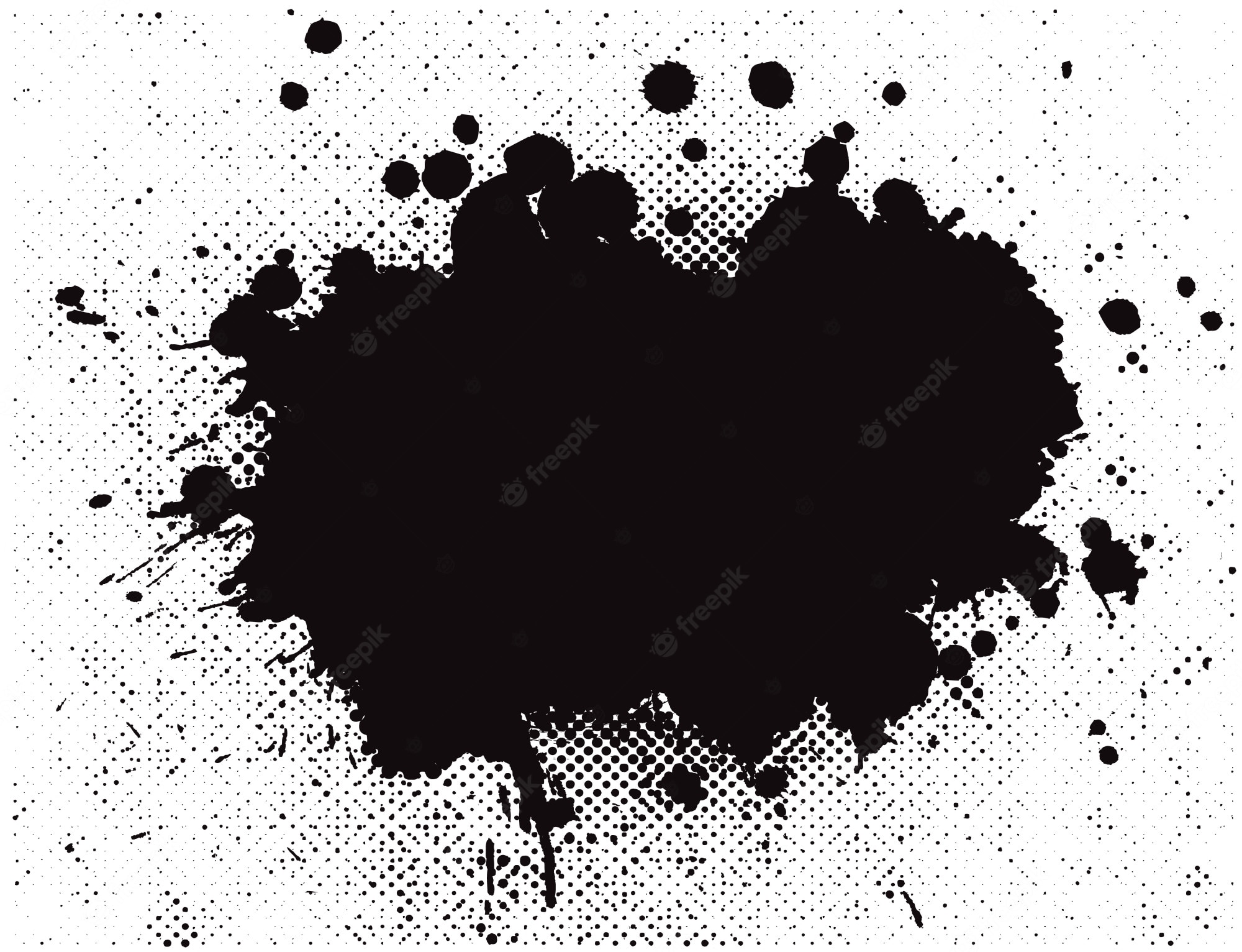 Graffiti Splatter Vector - KibrisPDR