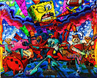 Detail Graffiti Spongebob Stitch Nomer 37