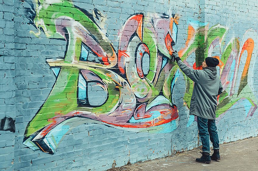 Graffiti Spray Paint Art - KibrisPDR