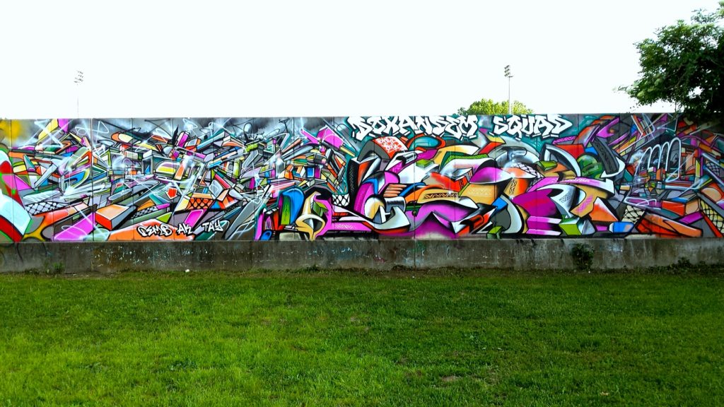 Detail Graffiti Squad Nomer 45