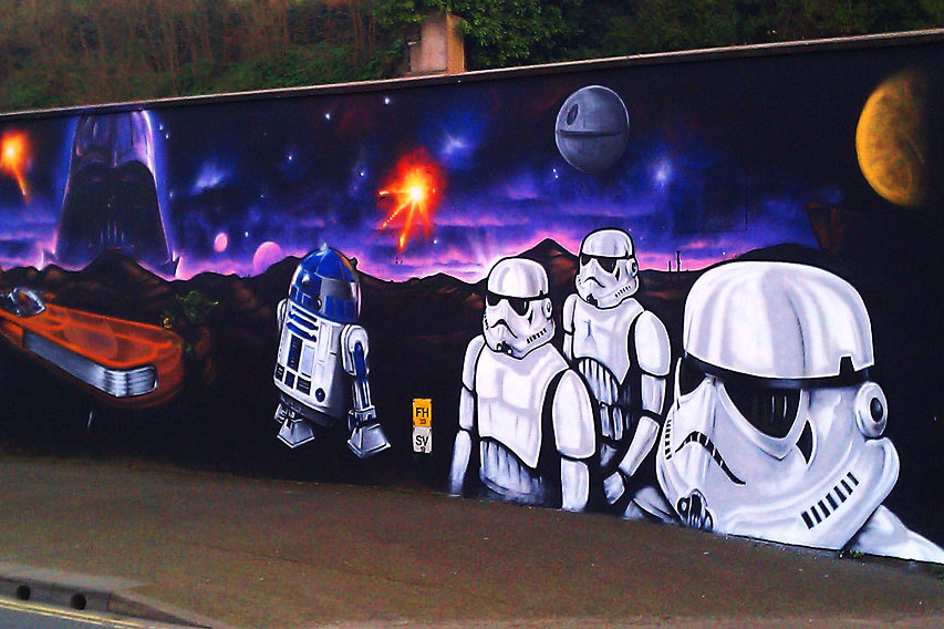 Detail Graffiti Star Wars Nomer 5