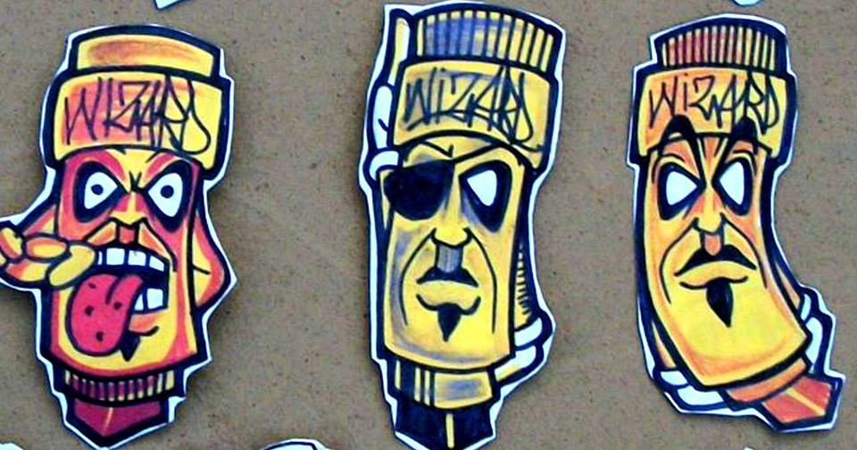 Detail Graffiti Stickers Character Nomer 14