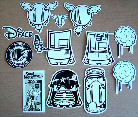 Detail Graffiti Stickers Character Nomer 44