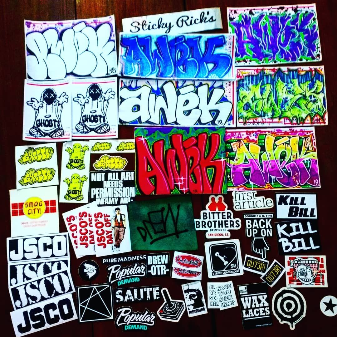 Detail Graffiti Stickers Slap Nomer 28