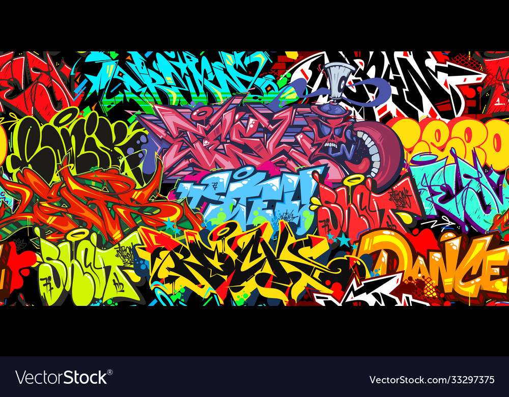 Detail Graffiti Street Art Vector Nomer 13