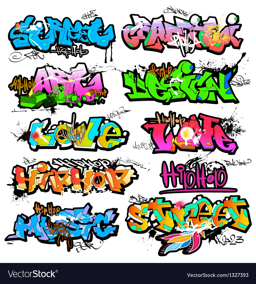 Detail Graffiti Street Art Vector Nomer 14