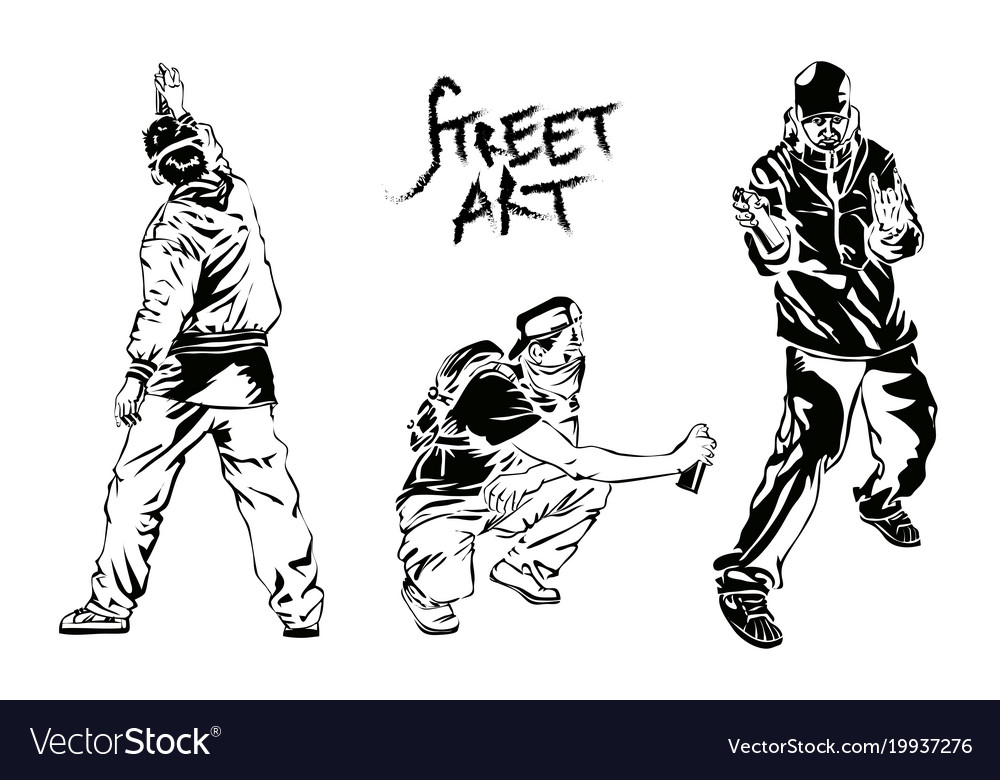 Detail Graffiti Street Art Vector Nomer 20