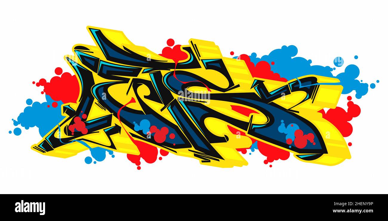 Detail Graffiti Street Art Vector Nomer 44