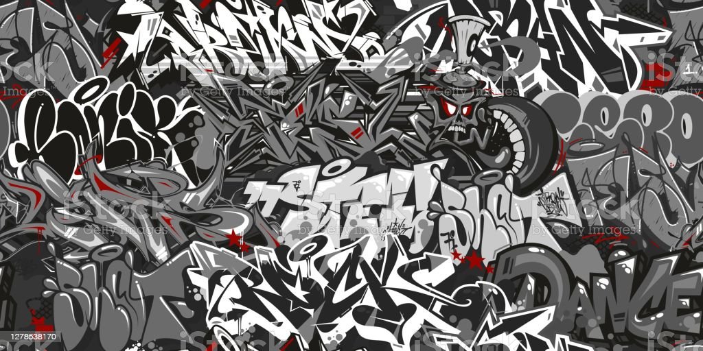 Detail Graffiti Street Art Vector Nomer 48
