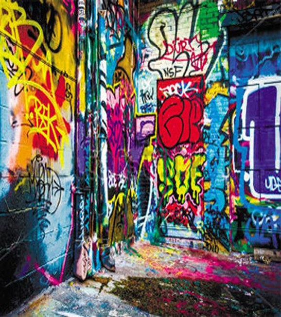 Detail Graffiti Street Backgrounds Nomer 44