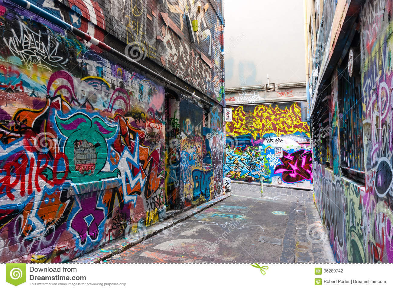 Detail Graffiti Street Melbourne Hosier Lane Nomer 16