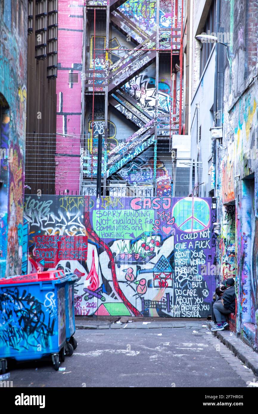 Detail Graffiti Street Melbourne Hosier Lane Nomer 48