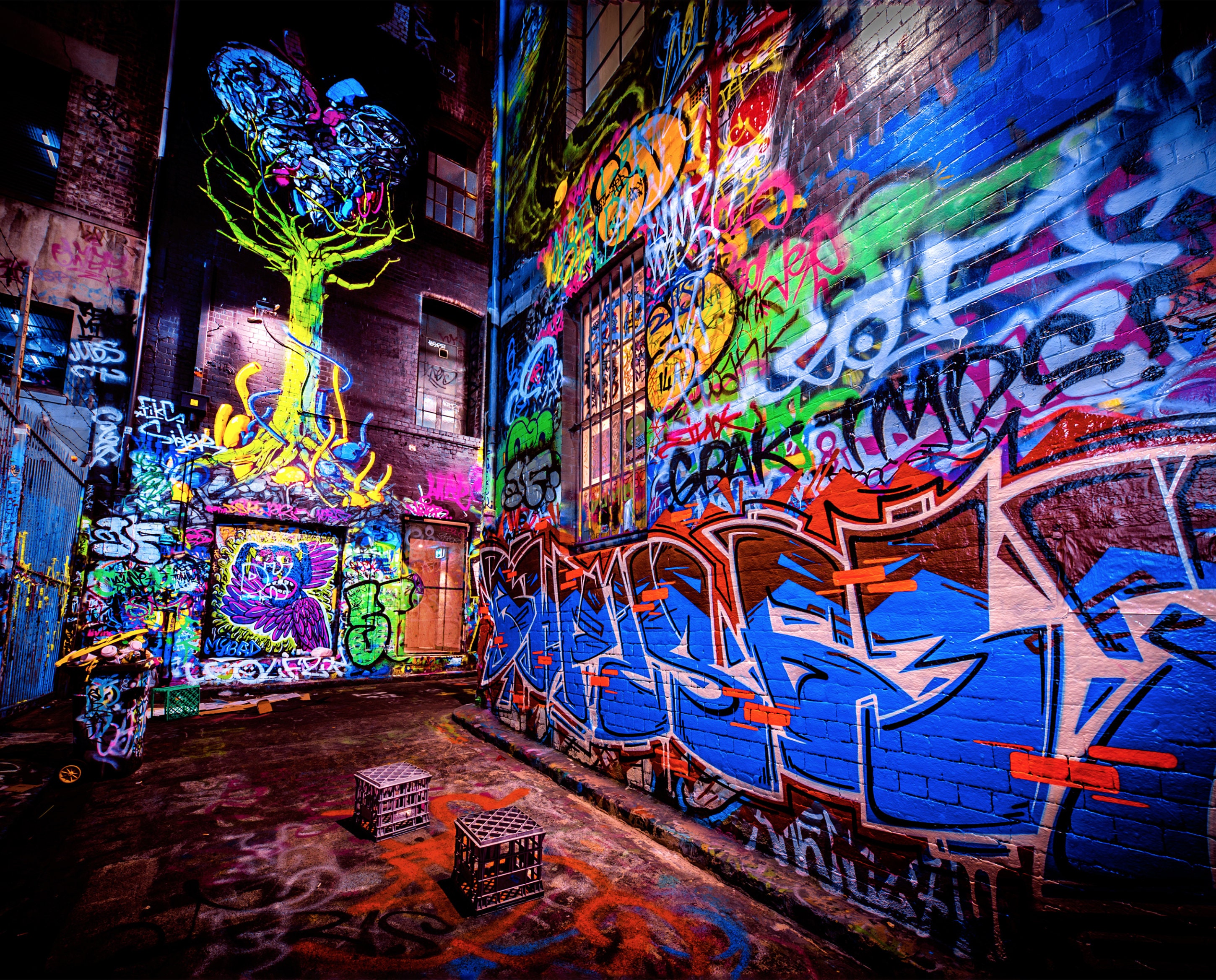 Detail Graffiti Street Melbourne Location Nomer 40