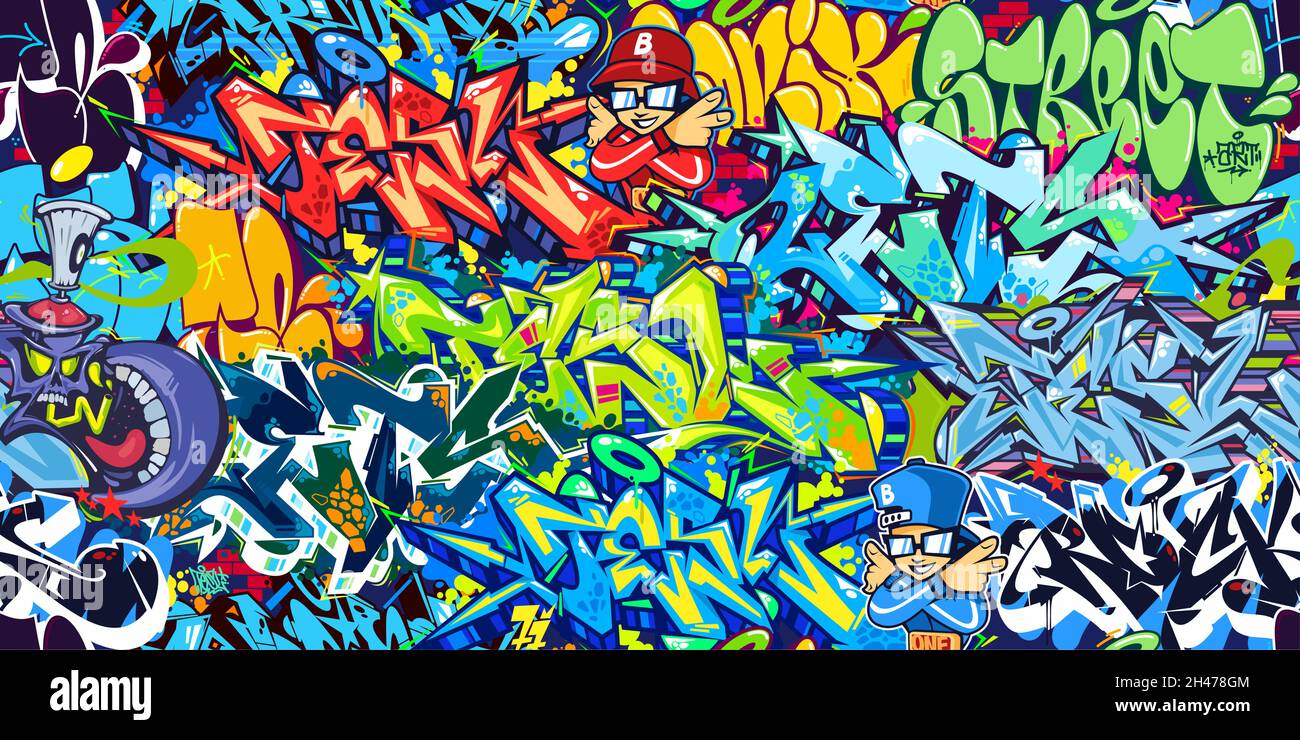 Detail Graffiti Style Art Nomer 13