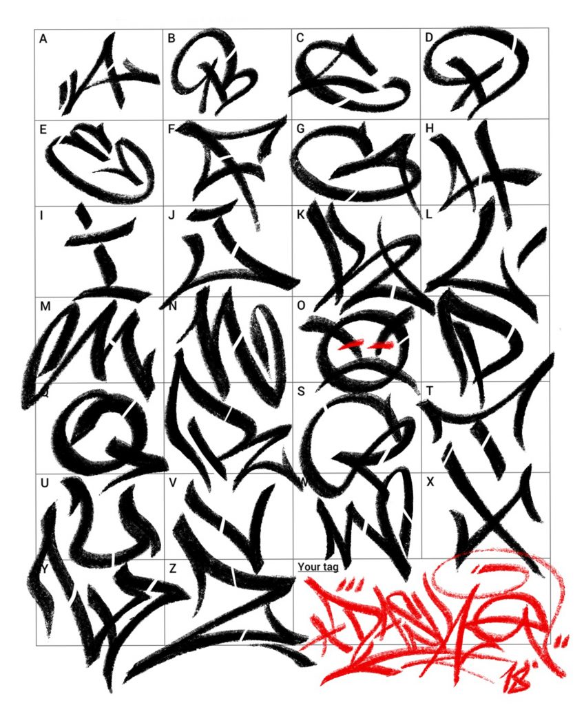 Detail Graffiti Style Letters Nomer 37