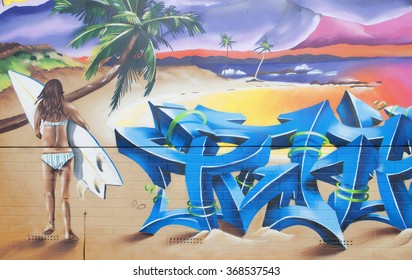 Detail Graffiti Style Surf Nomer 4