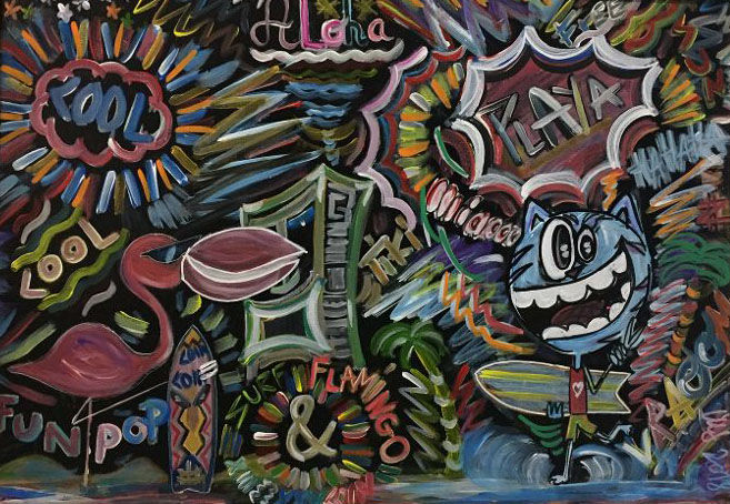 Detail Graffiti Style Surf Nomer 52