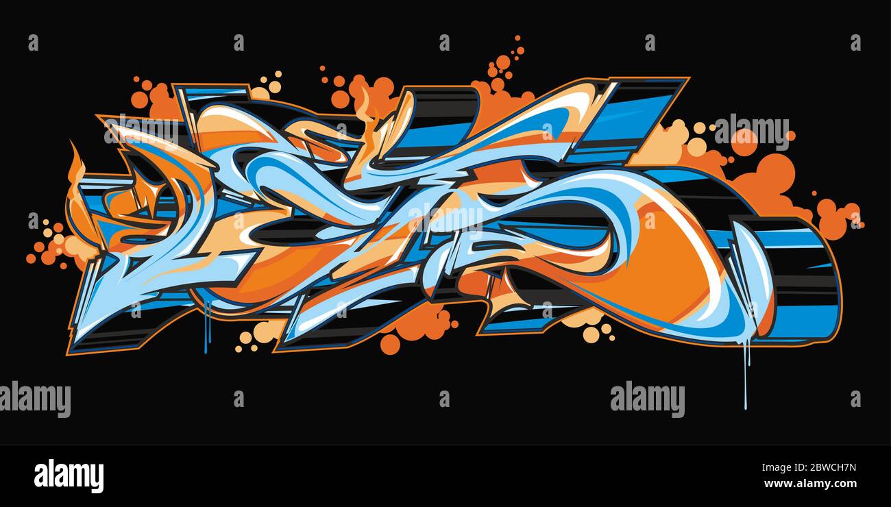 Detail Graffiti Style Tribal Nomer 33