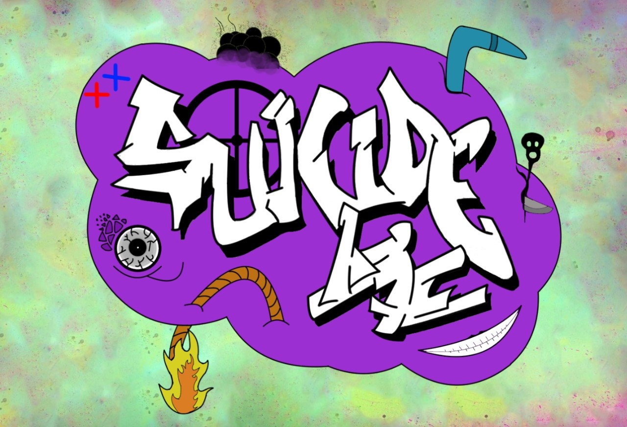Detail Graffiti Suicide Squad Nomer 40