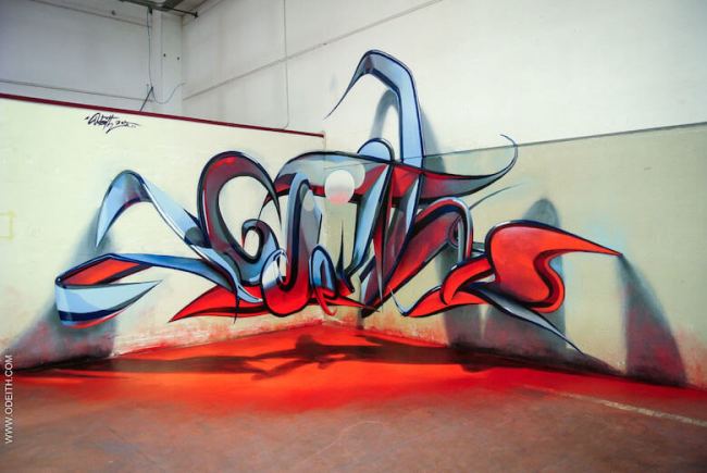 Detail Graffiti Sulit Dibaca Nomer 22