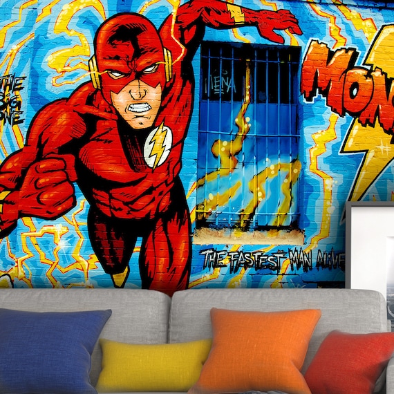 Detail Graffiti Superhero Murals Nomer 24