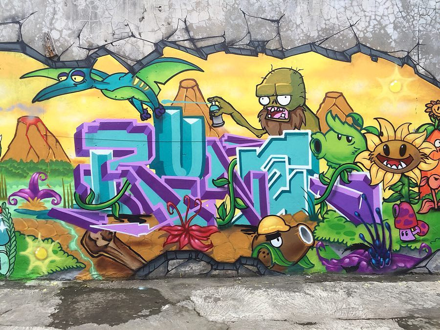 Detail Graffiti Tagging Yogyakarta Nomer 23
