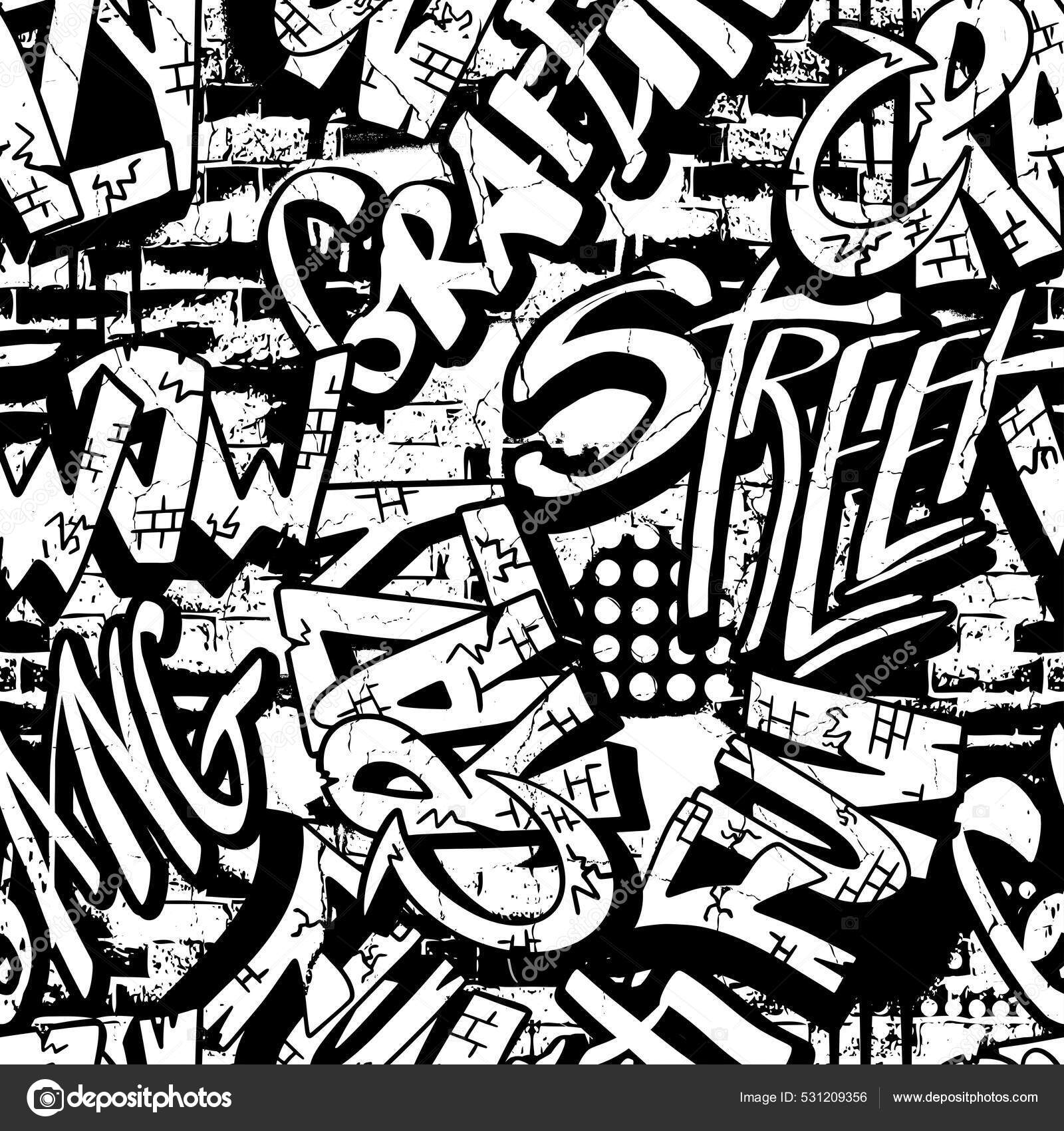 Detail Graffiti Tanda Tangan Abjad Nomer 27