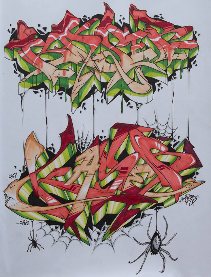 Detail Graffiti Tarantula Nomer 27