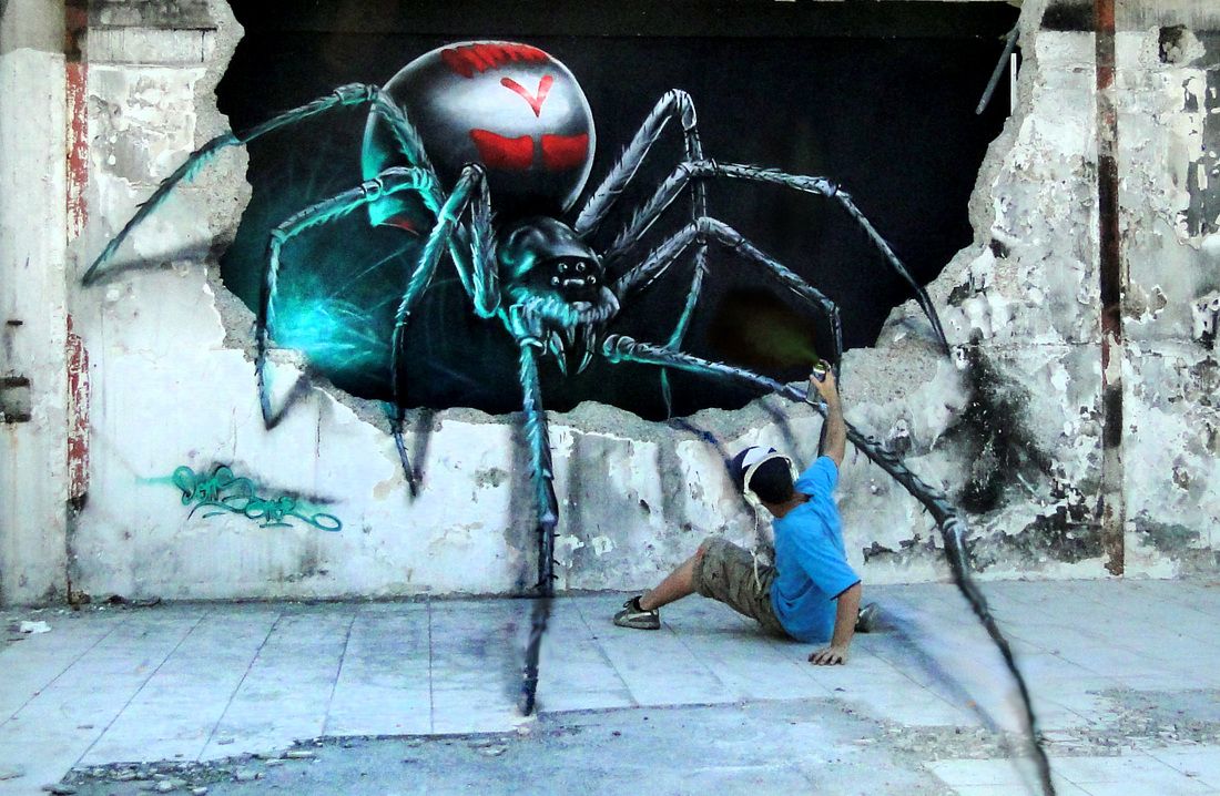 Detail Graffiti Tarantula Nomer 6