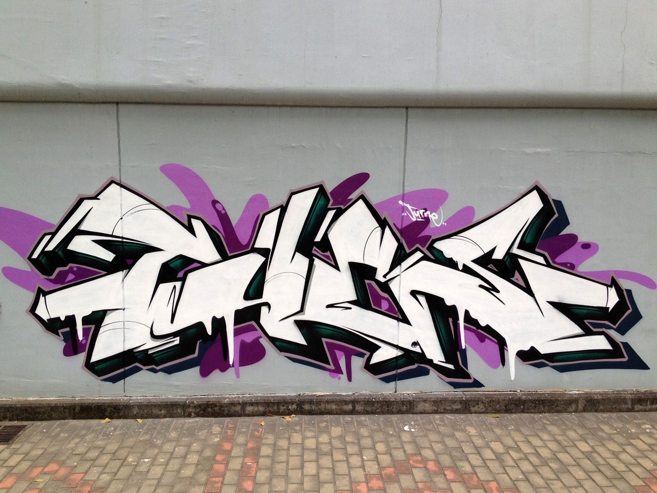 Detail Graffiti Team Nomer 17