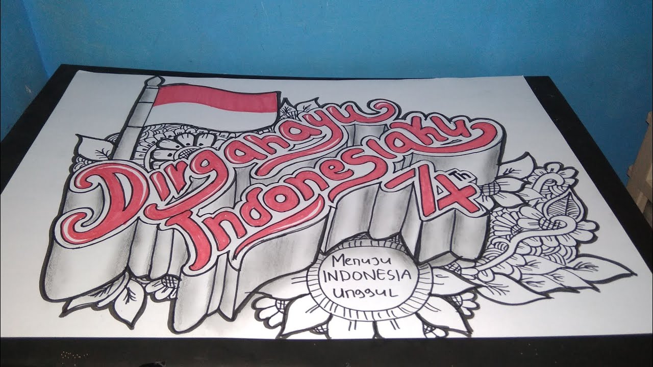 Detail Graffiti Tema 17 Agustus Nomer 6