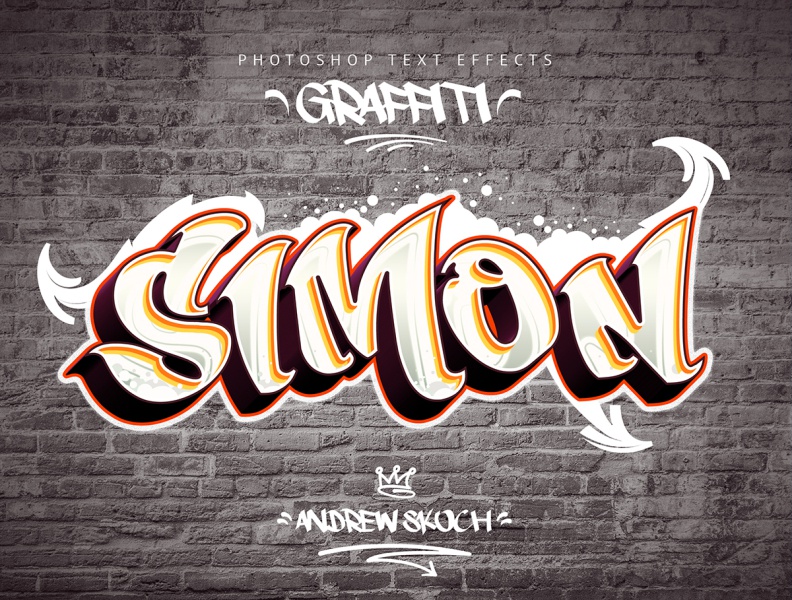 Detail Graffiti Text Effect Nomer 3