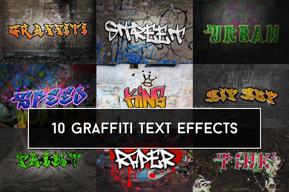 Detail Graffiti Text Effect Nomer 34