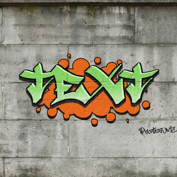 Detail Graffiti Text Effect Nomer 46