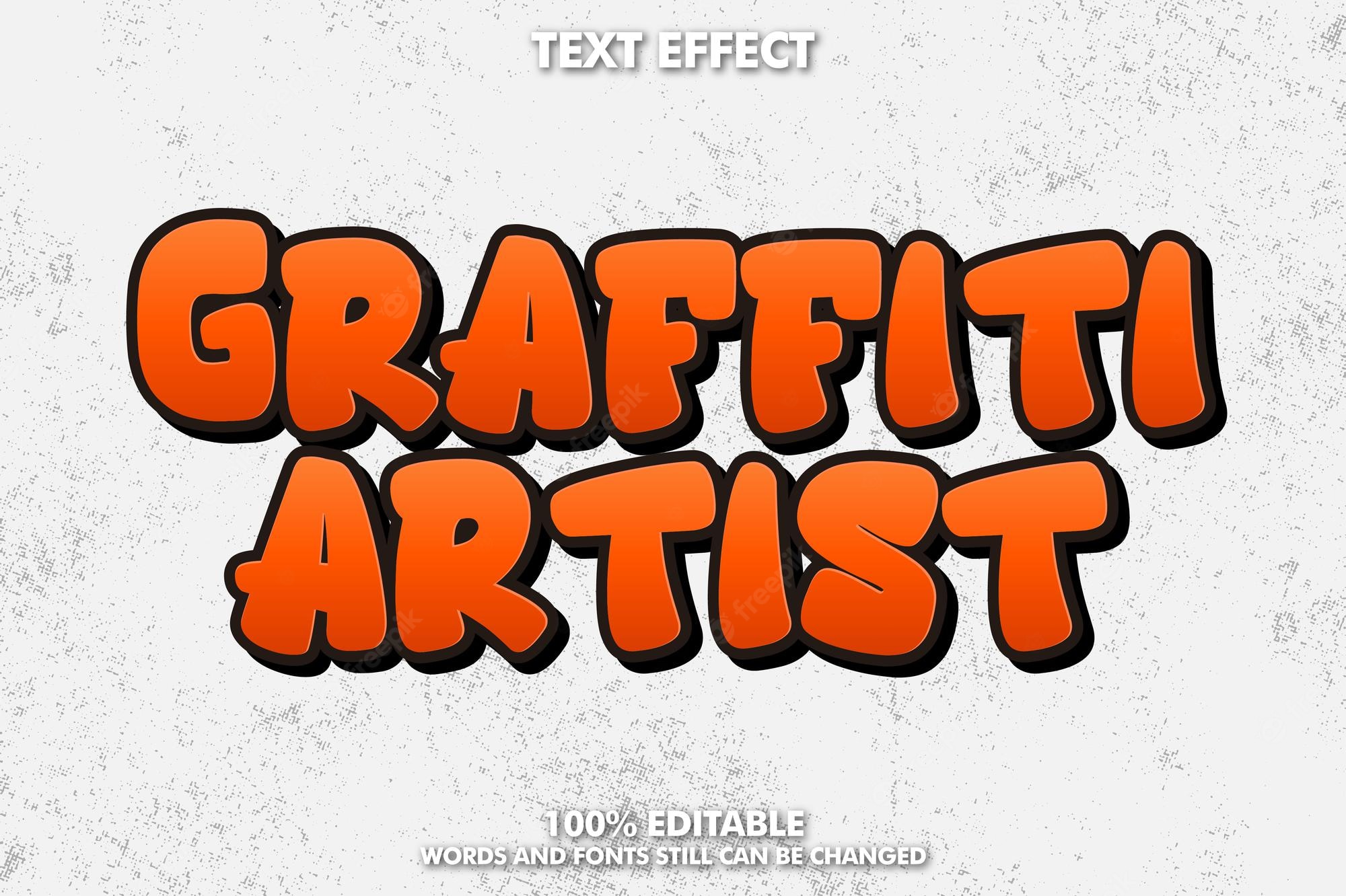 Detail Graffiti Text Effect Nomer 51