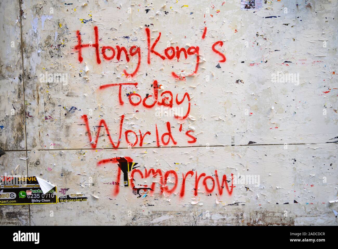 Detail Graffiti Text Hongkong Nomer 24