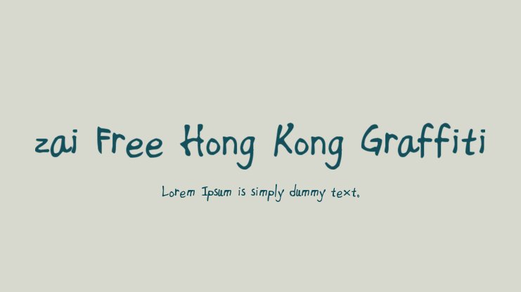 Detail Graffiti Text Hongkong Nomer 10